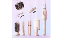 Interchangeable Hair Styling Tool Multi-Functional Multistyler with Detachable Heads Clasping Hair Curler with Interchangeable for Travel