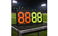 Soccer Substitution Board Printed Labels Substitution Scoreboard Metal Frame Flip Number Scoreboard for Referee Scoring