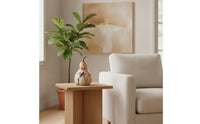 Fruit Sculpture Elegant Sculpture with Stem Contemporary Decorative Detail for Hotel