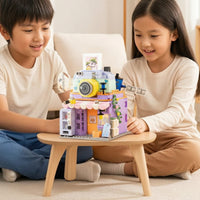 Toy Photo Studio Miniature Mini Building Block Model Camera Building Set Decorative Mini Blocks Camera Collectible