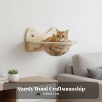 Space-Saving vertical surfaceMounted Cat Climbing System Sturdy long-lasting vertical surfaceMounted Cat platform abrasionabrasionable Surface Pet Furniture Promotes Exercise for Apartment Dwellers, Indoors, Indoor, Living Room, Bedroom