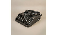 Iron Typewriter Model Compact Vintage Typewriter Decor Decorative for Bookshelf