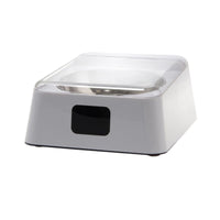 Automatic Pet Feeder Flip-Top Food Dispenser Transparent for Cats, Small Dogs