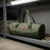 Zippered Oxford Cloth Stuff Sack Label Tag Carry Handle Gear Bag