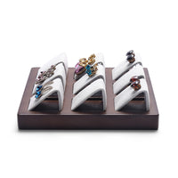 DIGU Solid Wood Jewelry Display Tray for Earrings and Ear Studs