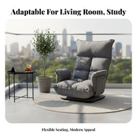 Adjustable floor Seat Light Luxury Aesthetic Adjustable spinerest padding Seat Foldable Design Multi-Angle Adjustment for Adults