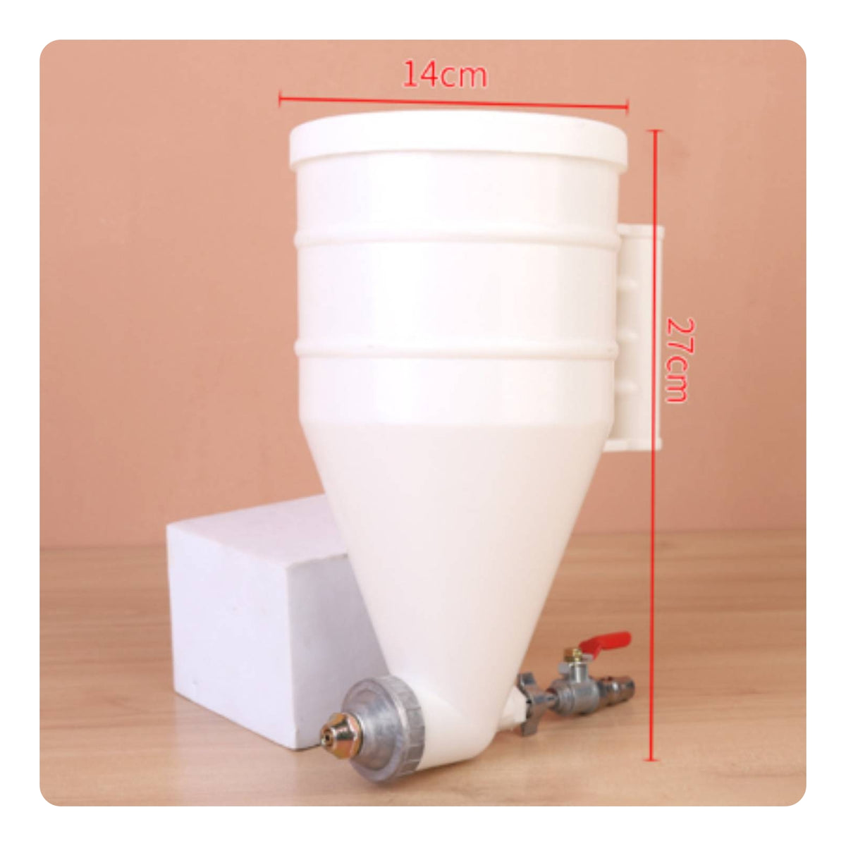 Large Capacity Texture Spray Hopper Textured Texture Sprayer with Hopper Clog Resistant Leakproof for Contractors