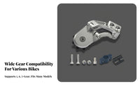 Folding Bike Rear Derailleur Suspended Pulley Design Rear Derailleur Mount Tensioner Cycle Chain Tensioner Easy to Install