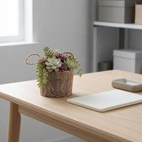 Wooden Planter Bucket Wood Plant Pot Decorative Storage Garden Decoration