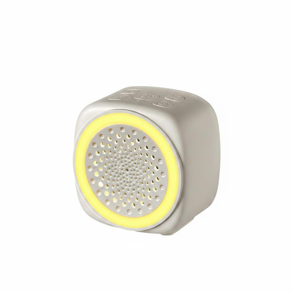 Auto-Shut Timer Ambient Sound Machine Rechargeable Battery Portable Sleep Sound Device Type-C Charging Cube Night Light Speaker Adjustable Volume for Office
