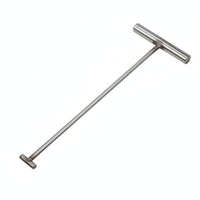 Rust-Resistant Manhole Cover Hook Long-Lasting Stainless Steel Sewer Lid Lifter Multi-Purpose for Street Maintenance, Construction Site
