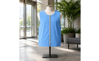 Uncovered Armholes Sleeveless Cooling Vest Wide Shoulders Zipper Cooling Vest for over Clothing