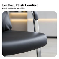 High spine support spine supportrest Cantilever Base Chair Ergonomic Design Office Furniture Modern and appearance Conference Seating Padded Armrests for managerials, video game enthusiasts, Study Room, Reception Area, Gaming Setup