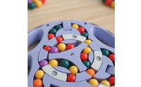 Stress Relief Enchanting Bean Cube Toy Hand-Eye Coordination Rotating Bead Game Improves Concentration Fidget Twirler Game Develops Logical Thinking for Children, Adults