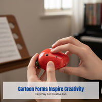 6-Hole Abstract Ocarina, Cartoon Ceramic Flute, Whistle, Entry-Level Music Instrument, Random Color, Children's Gift