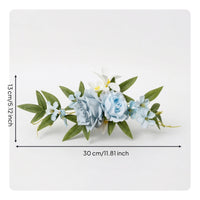 Horizontal Artificial Flower Cake Topper Layered Rose Cake Decoration Reusable Decorations Easy to Use for Bakers, Dessert Table