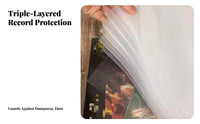 Vinyl Album Covers Thick Durable Tear Resistant Protection for Records