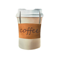 Coffee Cup Costume Easy to Wear Cup of Coffee Costume Oversized Foam Tunic for Adults, Carnival, Cosplay