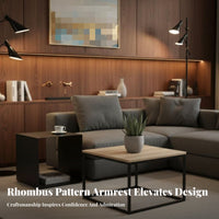 Minimalist Design Multi-Piece Sofa Set Professional Look Modern Fabric Sofa Set Premium Upholstery Office Furniture flexible Configuration for Business Owners, Clients, Homeowners, Waiting Room, Hotel Lobby