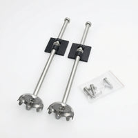 2 Pieces Detachable Telescopic Support Legs with Hardware Heavy Duty Fishing Box Legs Stable Stabilizer Leg Professional for Anglers