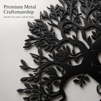Metal Iron Art Wall Decor Silhouette for Bedroom Living Room