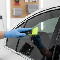 2 Pieces Mini Squeegee Scratch Resistant PPF Matte Black Coated Window Tint Installation Tool for Professionals