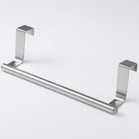 Towel Bar, Strong Suction Cup Kitchen Rack for Dorm Room Students, Stainless Steel Single Bar Rail, Versatile Cupboard Bar Bath Hanger