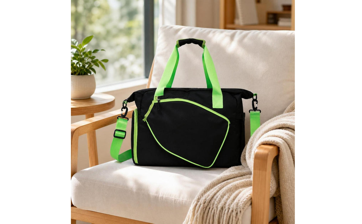 Lightweight Badminton and Tennis Training Bag, Large Capacity, Crossbody