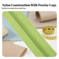 Cut to Length Size 3 Coil Zipper Roll Wide Color Selection Sewing Supply Versatile Use Garment Hardware Long-Lasting for Crafters, DIY Enthusiasts, Manufacturers, Clothing Making, Crafting, Upholstery, Home Decor