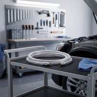 Oil Transfer Hose Thickened Wire Reinforced Hose Wire-Reinforced Clear Reinforced Tubing Heavy Duty High Strength for Mechanics