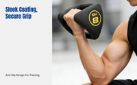Cast Iron Kettlebell, Patriotic Triangle Shape, Coated, Integrated Dumbbell, Multi-Functional, Home Fitness, Men & Women