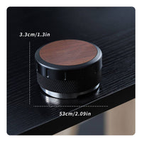 Food Grade 304 Stainless Steel 53mm Coffee Distributor Anti-Rust Coffee Distributor Removable Design Espresso Distribution Tool Easy to Clean for Home Baristas, Cafe