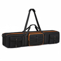 Easy to Carry Tripod Carrying Case Shoulder and Hand Straps Light Stand Bag Multiple Pockets for Content Creators, Outdoor Travel