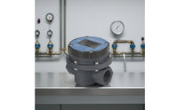 Digital Rotary Displacement Meter Threaded Throughput Meter with Digital Display High Accuracy Liquid Measuring Instrument for Workshop