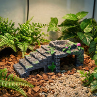 Bearded Lizard Accessories with Flexible Reptile Mounting, Realistic Reptile Hide for Jumping Arachnid Enclosure, Sturdy Habitat