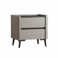 Luxury design 2-Drawer End Table Modern Design Nightstand Fully Assembled Bedroom Furniture Sturdy & Stable for Interior Designers, Apartment Dwellers, Guest Room, Entryway, College Dorm, Closet