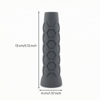 Non-Slip Silicone Pickleball Paddle Grip Cover Textured Pickleball Paddle Handle Sleeve Cushioned Handle Cover with Hexagonal Texture Shock Absorbing for Athletes