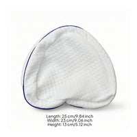 Contoured Leg Pillow Cover Comfortable Knee Pillow Cover Skin-Friendly Replacement Pillowcase Long-Lasting for Bedroom