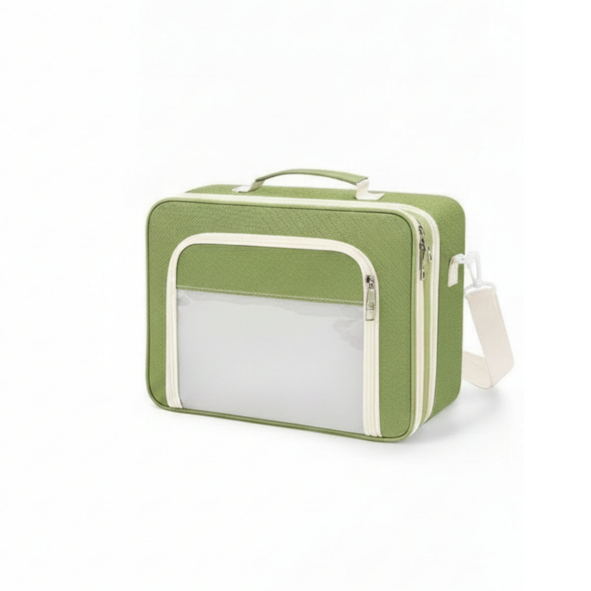 600D Material Organizer Bag Portable Top Handle Shoulder Strap Binding-Binder Organizer
