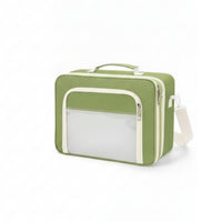 600D Material Organizer Bag Portable Top Handle Shoulder Strap Binding-Binder Organizer