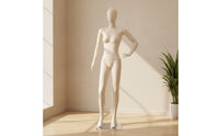 Female Display Mannequin Slim Female Mannequin Commercial-Grade Stable for Boutiques, Shop Window, Clothing Store
