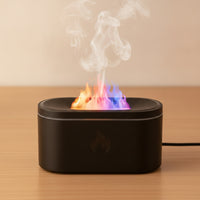 Cool Mist Essential Oil Dispenser with LED Light Quiet Tabletop Humidifier Continuous Appliance Intermittent for Nightstand, Bedroom