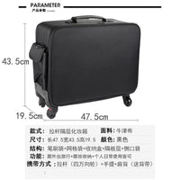 Large Capacity Professional Tattoo Beauty Cosmetic Trolley Case with Wheels