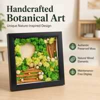moss art frame