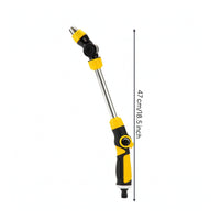 Watering Wand with Swivel Head Thumb Control Garden Watering Wand Hose Nozzle Sprayer Heavy-Duty for Gardeners, Hanging Baskets