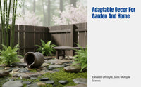 Ceramic Fish Container Jar, Circulating Water Feature, Courtyard Garden Landscape Decoration