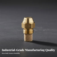 Fine Atomization 60 Degree Burner Nozzle Precision Machined Ethanol Fuel Nozzle for Industrial Burners, Misting Systems