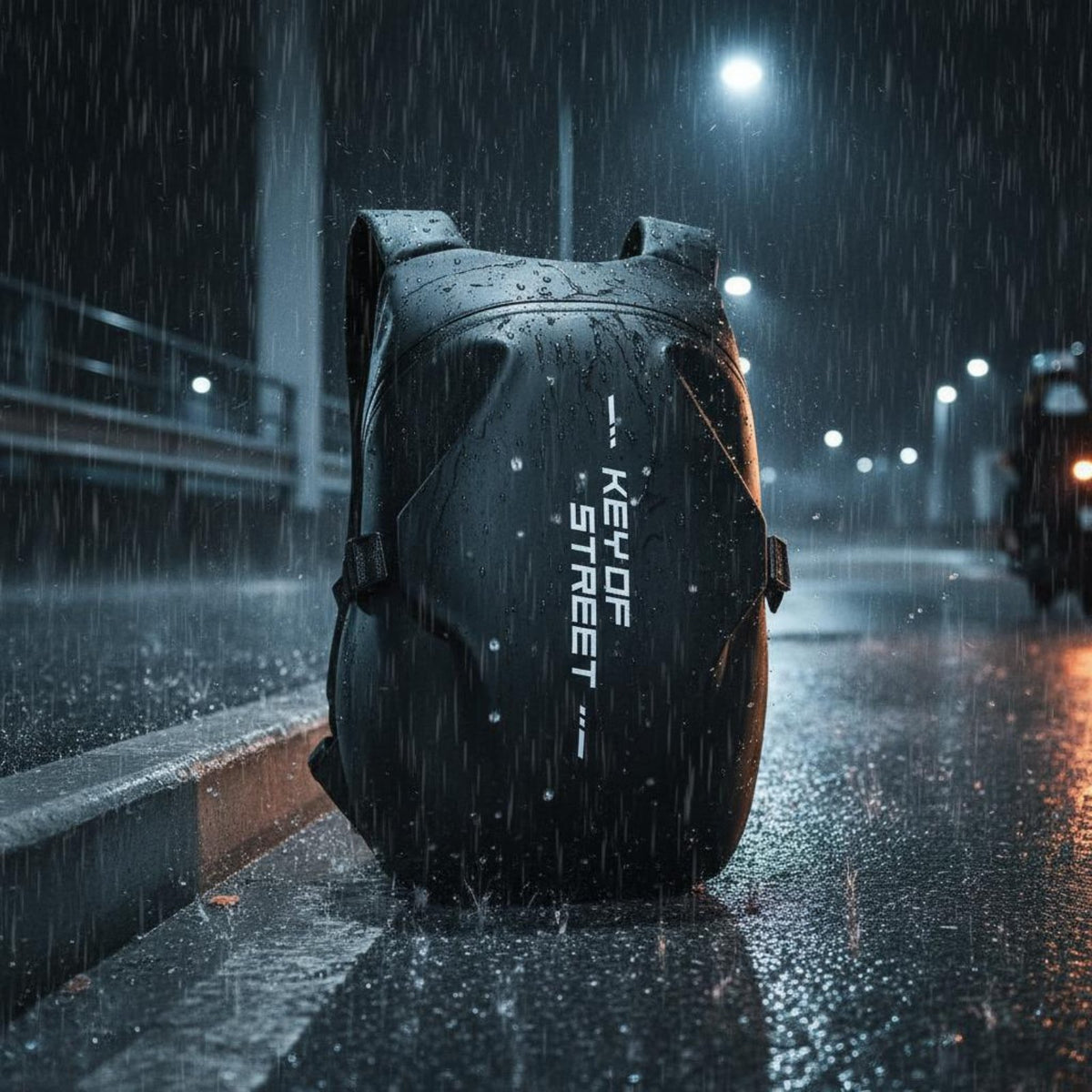 Backpack Reflective Waterproof Riding Backpack Ergonomic Design Waterproof Riding Rucksack for Motorcyclists, Commuters, Commuting