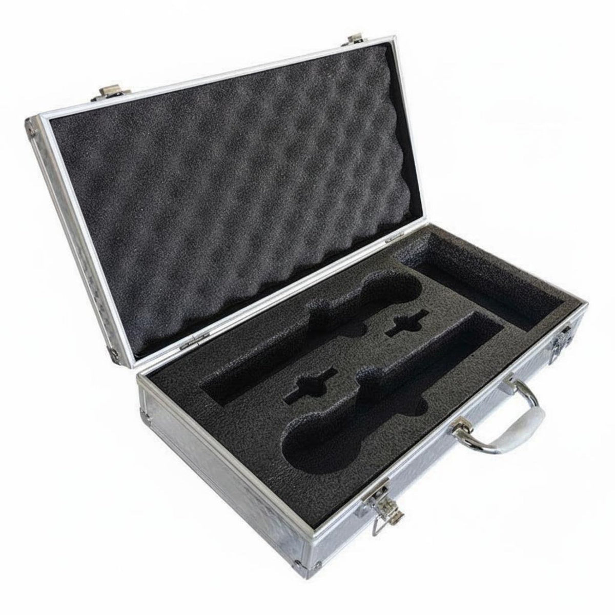Shockproof Wireless Audio Device Carrying Case Portable Double Audio Device Storage Box Drop-Proof for Performers, Singers, KTV, Travel