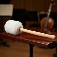 Percussion Mallet with Felt Head Non-Slip Drum Mallet with Wooden Handle Portable for Percussionists